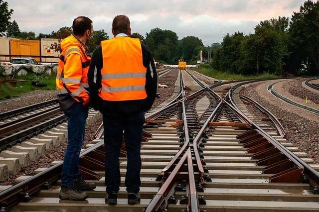 Neubaustrecke der Rheintalbahn zwischen Basel und Weil verzgert sich