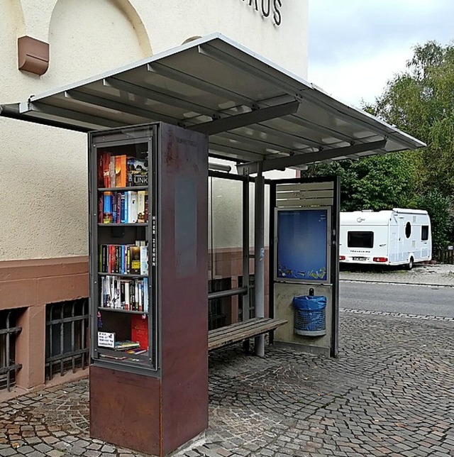 In Binzen steht nun ein Bcherschrank am Bushuschen beim Rathaus.   | Foto: privat