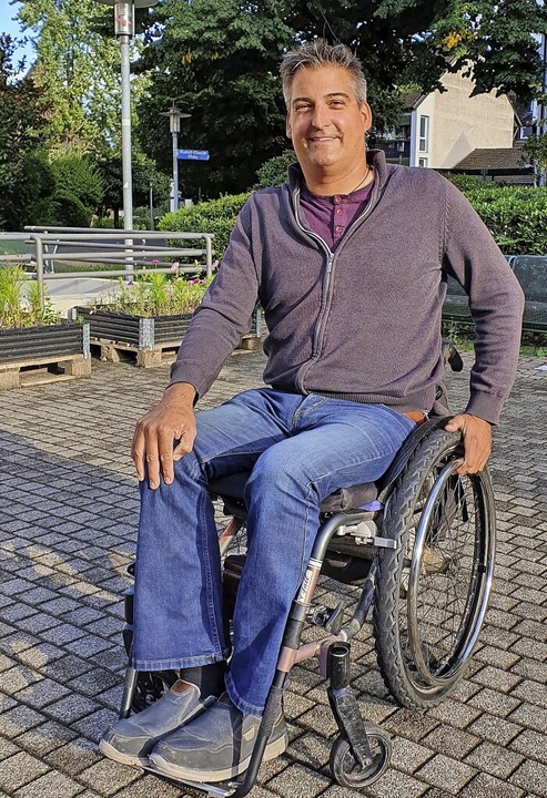 Björn Kelz hatte die Chance bekommen, ...it Handicap am Hochrhein ermöglichen.   | Foto:  Wehrle, Verena