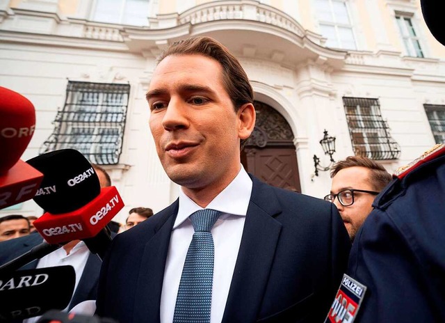 Im Fokus der Ermittler: sterreichs Bundeskanzler Sebastian Kurz  | Foto: Martin Juen via www.imago-images.de