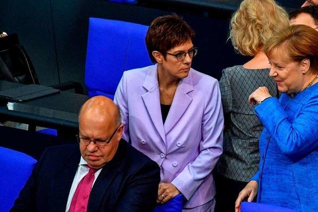 Kramp-Karrenbauer und Altmaier verzichten auf Bundestagsmandate