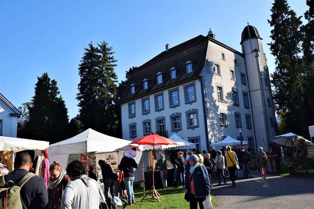 Groer Andrang im Schlosspark bei schnem Wetter  | Foto: Hildegard S Siebold