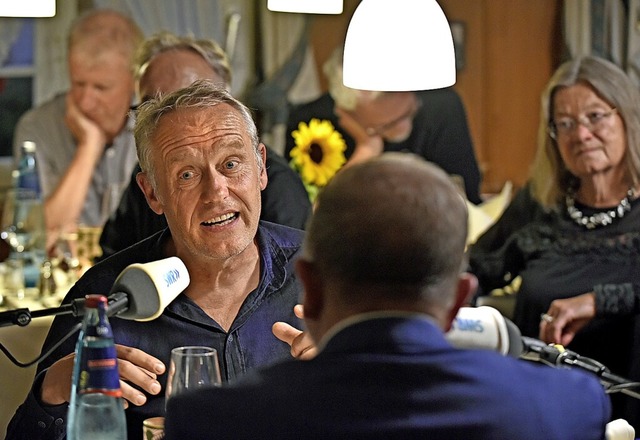 Christian Streich war zu Gast im Himmelreich.   | Foto: Michael Bamberger