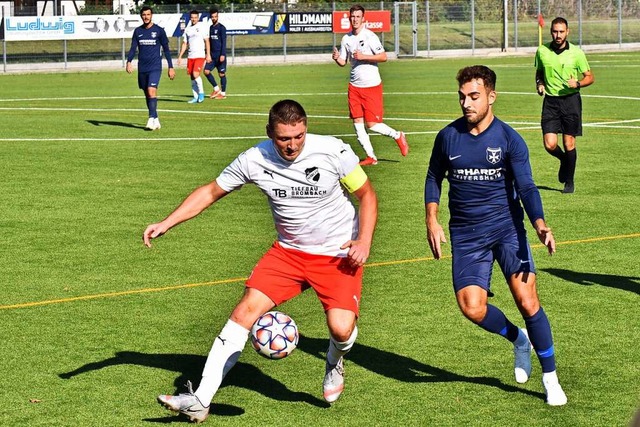 Der FC Heitersheim, hier mit Gentrit K... Rautenberg klar und deutlich mit 5:0.  | Foto: Daniel Thoma