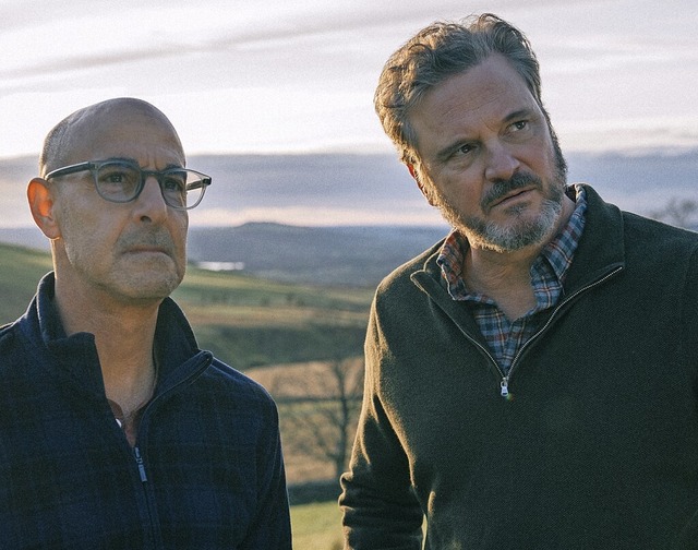 Colin Firth (rechts) als Sam, Stanley Tucci als sein kranker  Mann Tusker  | Foto: British Brodcasting Corporation / The British Film Institute / Weltkino