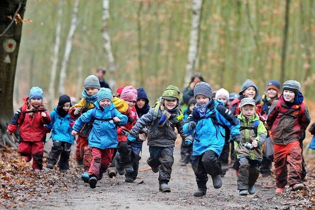 Im Mrz 2022 soll der Waldkindergarten... Betrieb genommen werden (Symbolbild).  | Foto: Philipp Schulze