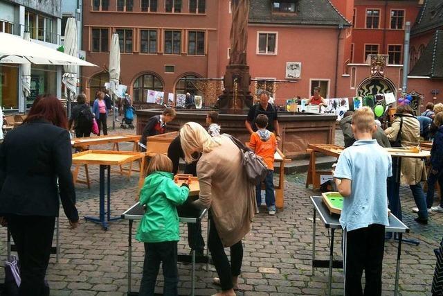 Aktionstag fr die ganze Familie in der Freiburger Innenstadt