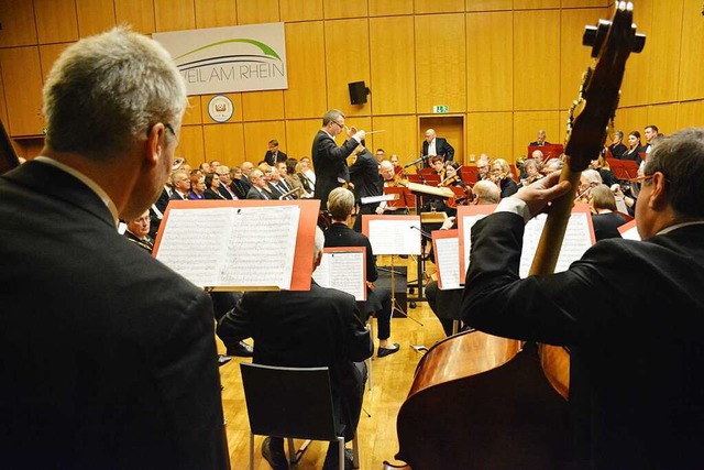 Die Weiler Orchestergesellschaft geht frs Groprojekt ber Grenzen.  | Foto: Hannes Lauber