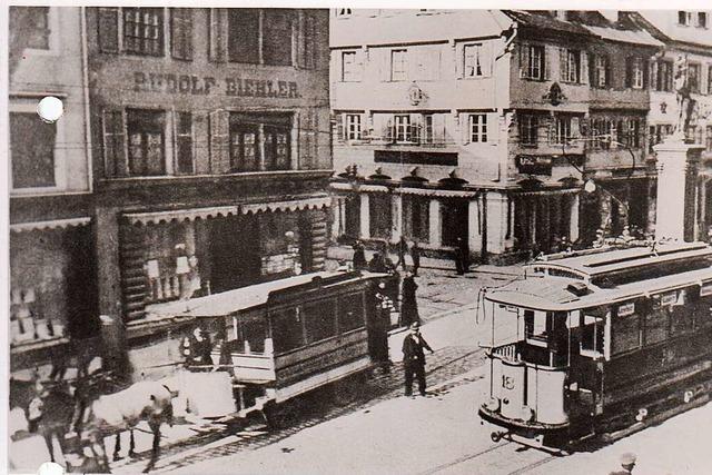 Vor 120 Jahren fuhren die ersten Straßenbahnen durch Freiburg