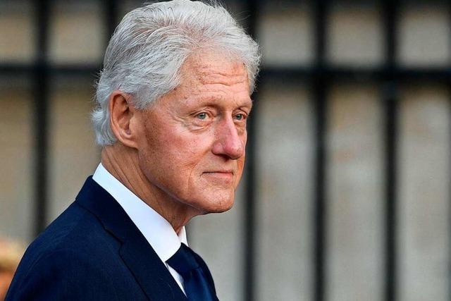 Bill Clinton wegen Harnwegsinfektion auf Intensivstation
