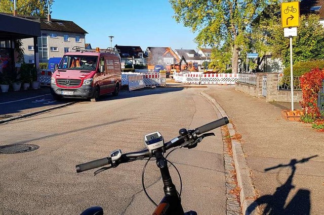 Im Emmendinger Stadtteil Brkle-Bleich...rang bekommen und das Tempo bestimmen.  | Foto: Gerhard Walser