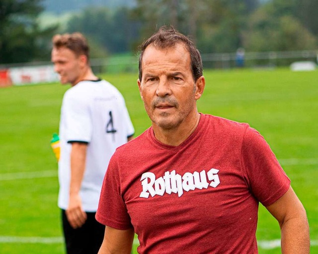 Freund seiner Spieler: Giuseppe &#8222... des Bezirksligisten SV Grafenhausen.   | Foto: Wolfgang Scheu