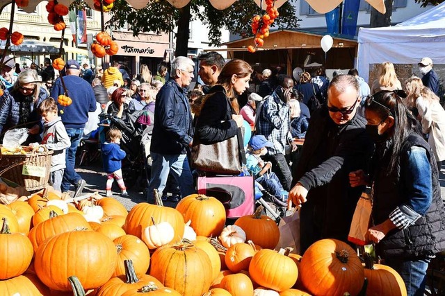 Dichtes Gedrnge beim Herbstfest  | Foto: Barbara Ruda