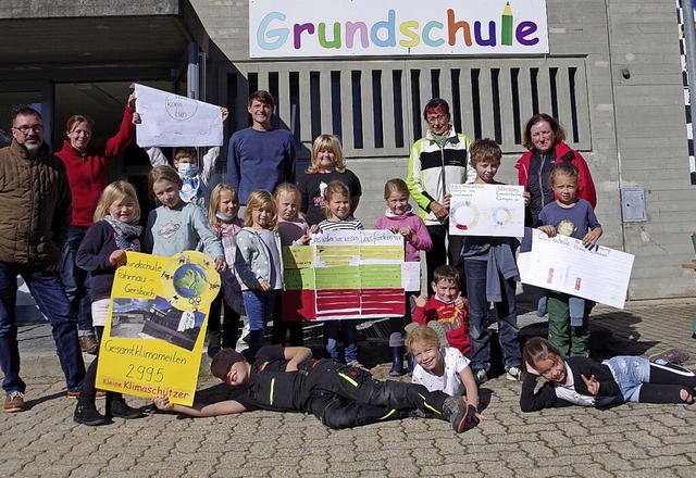 Auch in Gersbach fand eine bergabe statt.  | Foto: Grundschule Gersbach