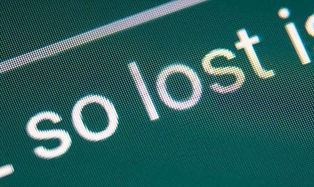 &#8222;lost&#8220; drckt Ahnungslosigkeit und Unsicherheit aus.  | Foto: Sebastian Gollnow (dpa)