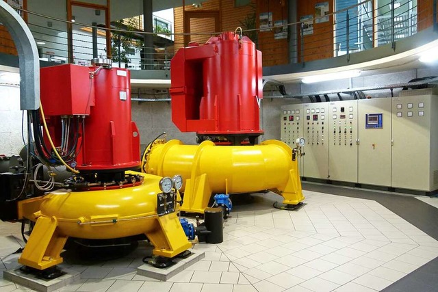 Das Energie-Herz von Wasserkraft Volk:...n, die fr die Produktion genutzt wird  | Foto: WKV