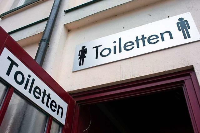 Toilette beim Tutti Kiesi in Rheinfelden stark beschdigt