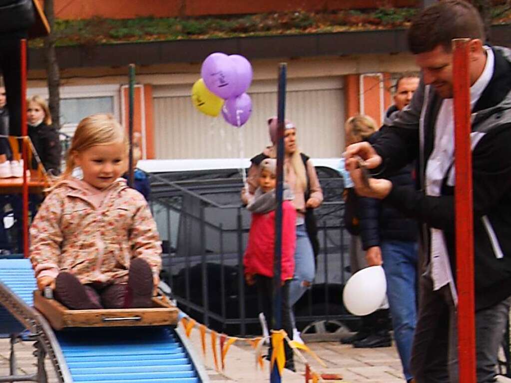 Fr Unterhaltung fr die Kinder war gesorgt.