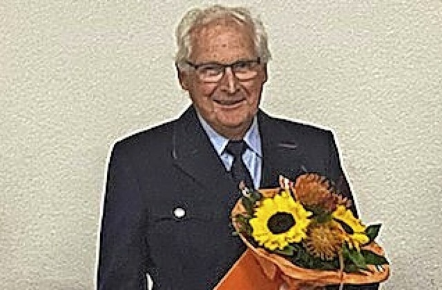 Fr 50 Jahre aktiven Dienst erhielt Er...;Gold in besonderer Ausfhrung&#8220;.  | Foto: Feuerwehr Laufenburg