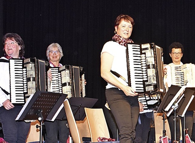Musikerinnen aus Kirchzarten beim Konzert  | Foto: Thomas Biniossek