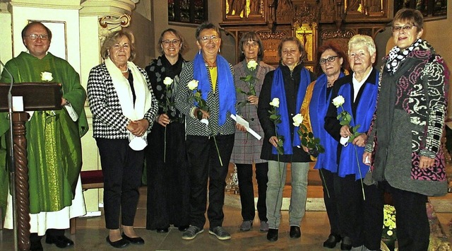 90 Jahre Katholischer Frauenbund Kenzi...z, Mathilde Rieder und Daniela Krause.  | Foto: Reiner Merz