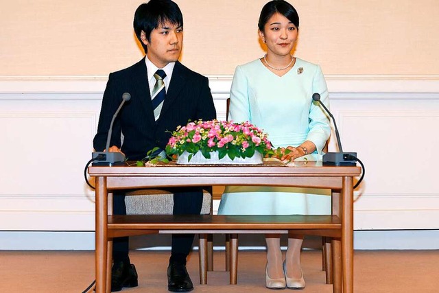 Kei Komuro und Prinzessin Mako  | Foto: SHIZUO KAMBAYASHI