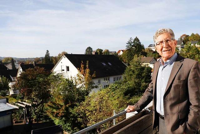 Alt-Oberbürgermeister Wolfgang G. Müller hat noch immer einen Blick auf die Stadt