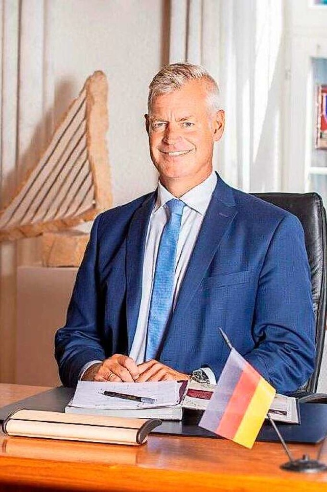 Oliver Rein will sich um eine dritte Amtszeit in Breisach bewerben.  | Foto: Stadt Breisach am Rhein