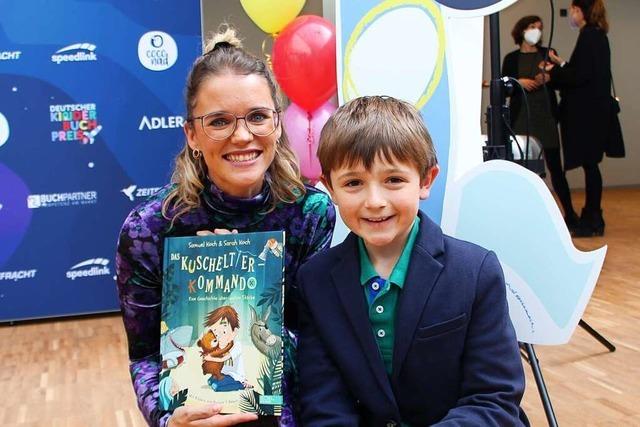 Der achtjährige Konstantin Kreiter reiste als Juror des Deutschen Kinderbuchpreises nach Berlin