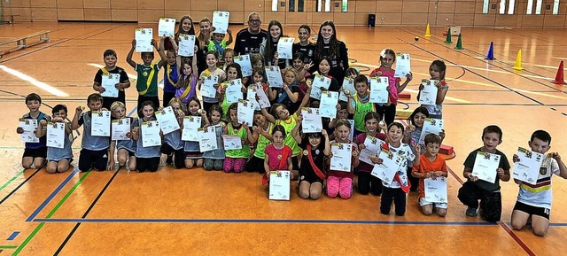 <BZ-FotoAnlauf>SG Maulburg-Steinen:</B...ball-Tag der Grundschulen in Maulburg.  | Foto: SG Maulburg/Steinen