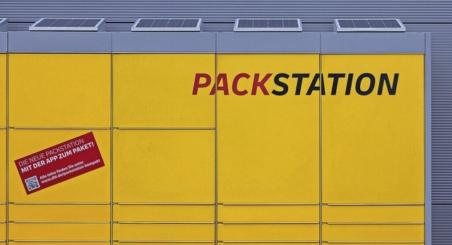 Die Paket-Abholstationen sind heute selbstverstndlich.   | Foto: Rolf Vennenbernd (dpa)