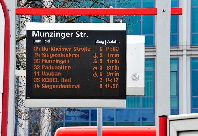 Fahrgastinformationen  sollen knftig ...s Nutzen der Busse attraktiver machen.  | Foto: Thomas Kunz