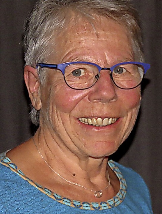 Sigrid Staudt ist neue Schriftfhrerin des Hallenbad-Frdervereins Wehr.  | Foto: Gerd Leutenecker