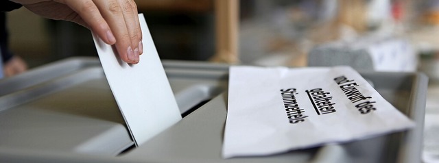 Ab in die Wahlurne! Aber sollen die Ba...e Stimme haben &#8211; oder doch zwei?  | Foto: Bastian Bernhardt
