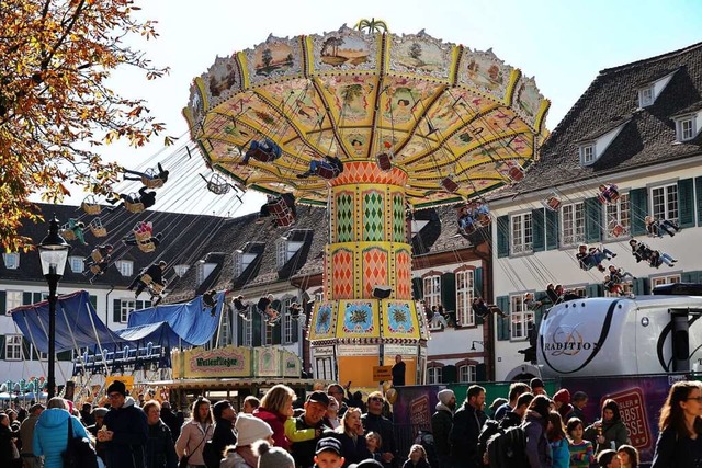 Am Samstag wurde die Basler Herbstmesse erffnet.  | Foto: Frantisek Matous