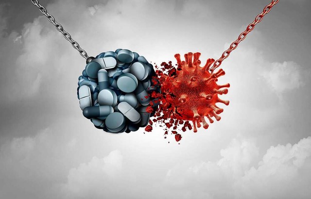 Welche Pille kann das Virus Sars-CoV-2...rkungsvoller Medikamente noch mau aus.  | Foto: freshidea  (stock.adobe.com)