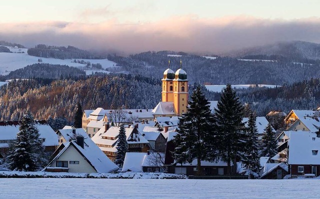St. Mrgen im Winter: Das Titelfoto de...wald Sportvereine untersttzen mchte.  | Foto: Karl-Heinz Raach