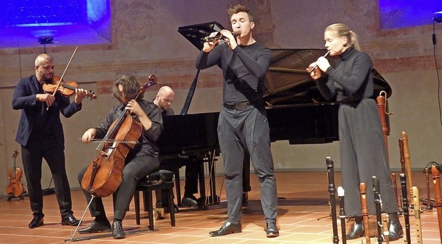 Mit einem fulminanten Konzert begeiste...0; das Publikum in der Martinskirche.   | Foto: Bianca Flier