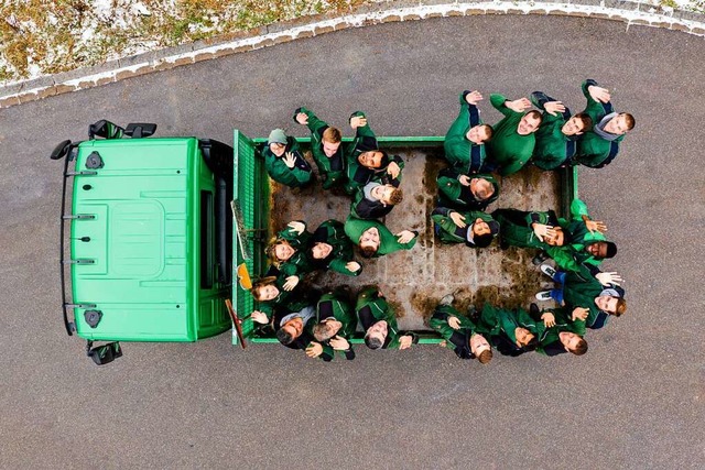 Teamgeist ist wichtig bei dem Garten- und Landschaftsbauexperten aus Elzach.  | Foto: Team grn