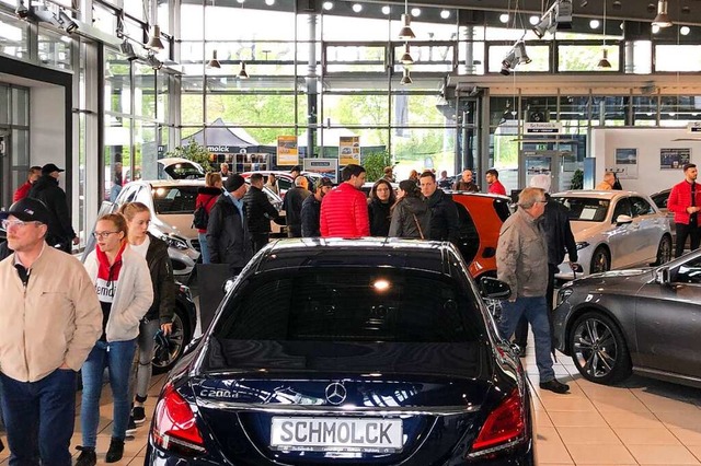 Beim Emmendinger Autosalon 2019 herrsc...uch im Autohaus Schmolck. (Archivbild)  | Foto: Veranstalter