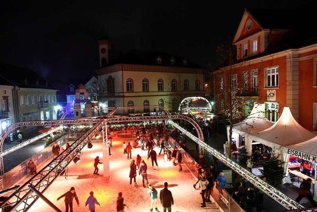 Im Mllheimer Advent gibt’s wieder eine Eisbahn