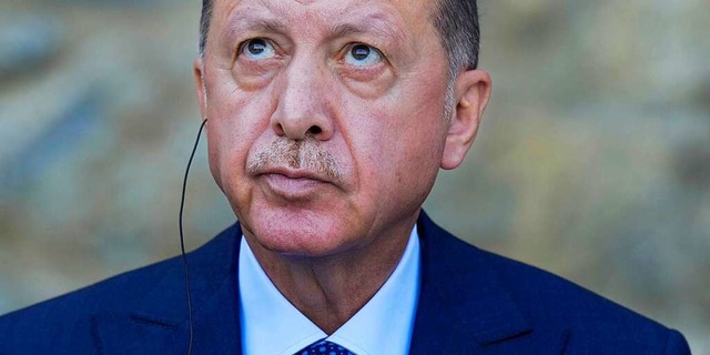 Die zurckhaltende Reaktion Deutschlan...ayyip Erdogan am Montag als Einlenken.  | Foto: Francisco Seco (dpa)