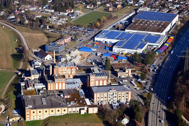 Im stlichen Teil des Gelndes (oben) soll der Neubau entstehen.  | Foto: Erich Meyer