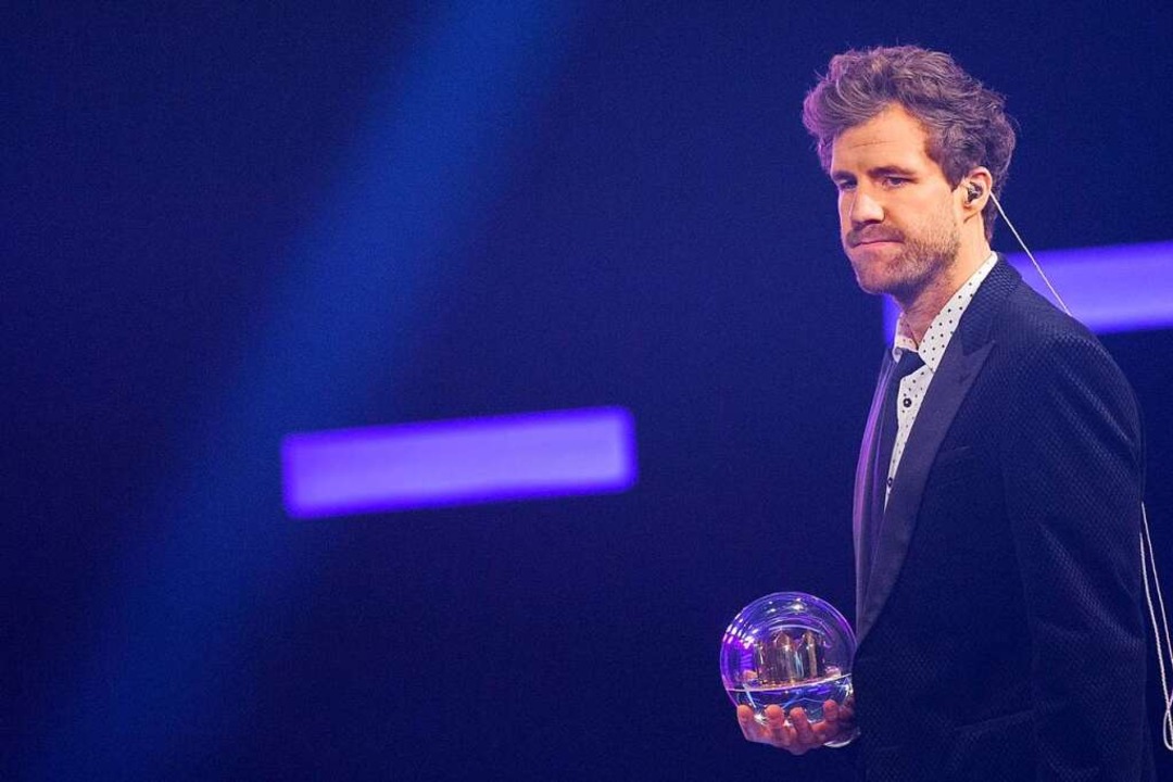 Luke Mockridge 2019 bei der Verleihung der 1Live-Krone in Bochum  | Foto: Rolf Vennenbernd