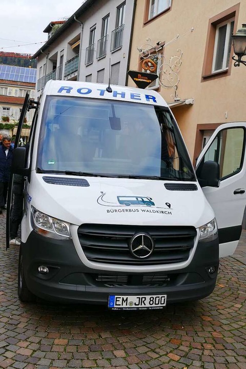 Der Bürgerbus für Waldkirch war ein Pr...ge in der Woche durch die ganze Stadt.  | Foto: Sylvia Sredniawa
