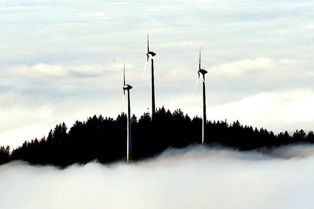 Windkraft im Schwarzwald hat nicht nur Befrworter.  | Foto: Rolf Haid