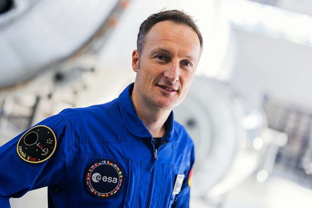 Matthias Maurer startet am Sonntag zu seinem ersten Raumflug.  | Foto: Rolf Vennenbernd (dpa)