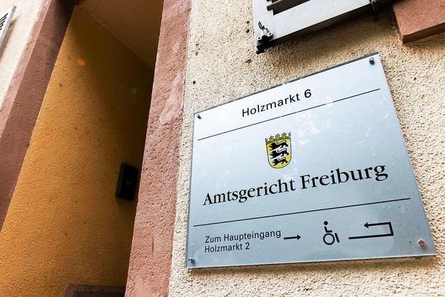 Am Freiburger Amtsgericht finden derze...enden Gebuden und einem Neubau statt.  | Foto: Philipp von Ditfurth (dpa)