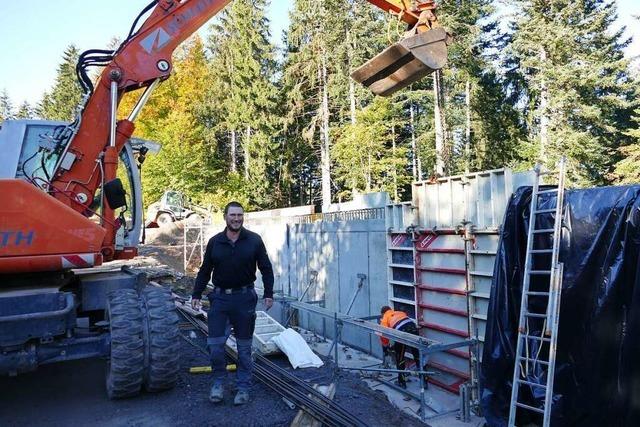 48 Meter lang, 50 Zentimeter dick: Betonwand soll Landstrae stabilisieren