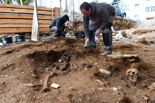 Auf Freiburgs Leprafriedhof wurden fast 400 Skelette gefunden